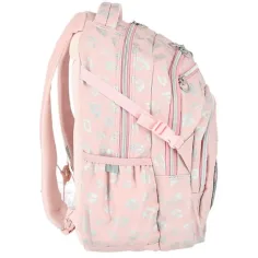 Spirit: Masha-Bär rosa abgerundeter Schulrucksack, Rucksack 46x31x21cm Bild 3