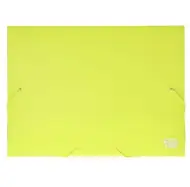 Spirit: Neon gelber Gummiband-Ordner A4