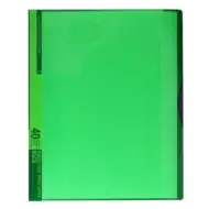 Spirit: Neon grüne Präsentationsmappe 40 Fächer A4