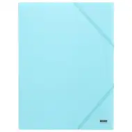 Spirit: Pastellblaue Gummimappe A4
