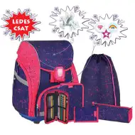 Spirit: Pegasus LED-Schulranzen, Rucksack 7-teiliges Set