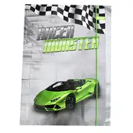Spirit: Racer Monster Gummibandmappe in A4-Größe