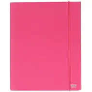 Spirit: Rosa Gummiband-Kartonmappe A4 mit 30mm Dicke
