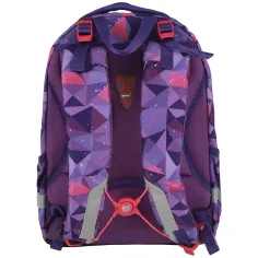 Spirit: Schmetterling 3D-Muster abgerundeter Schulranzen, Rucksack 34x26x44cm Bild 2