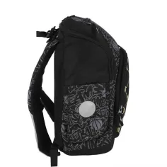 Spirit: Schultasche/Rucksack mit Basketballmuster, 4-teiliges Set, 32×19×44 cm Bild 2