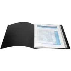Spirit: Schwarze A4-Präsentationsmappe mit 100 Taschen Bild 2