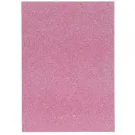 Spirit: Selbstklebender glitzernder Dekorationsschaumstoff in Pink, A4, 1 Stück