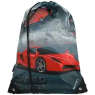 Spirit: Speed Monster roter Sportwagenmuster Turnbeutel, Sporttasche 33x47cm