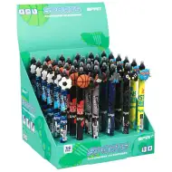 Spirit: Sportarten radierbarer Geltintenstift mit figürlicher Verzierung in verschiedenen Ausführungen, 1 Stück