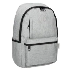 Spirit: Spot silbergraue Schultasche, Rucksack 41x29x19cm Bild 2