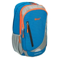 Spirit: Stilo blau-grau-orange Schultasche, Rucksack 47x21x21cm Bild 2