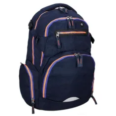 Spirit: Stinger dunkelblauer Premium ergonomischer Schulranzen Rucksack 26x32x44cm Bild 4