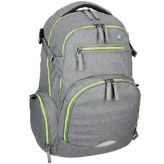 Spirit: Stinger silbergrauer Premium ergonomischer Schulranzen Rucksack Bild 4
