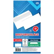 Spirit: Weißer Umschlag LA/4 11x23cm 50 Stück-Packung