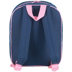 Spirit: Weißes Pferd Reiter 3D-Muster abgerundeter Kindergartenrucksack 30x25x12cm Bild 3