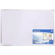 Spirit: White Board, an der Wand montierbare weiße Magnettafel mit Aluminiumrahmen 60x45cm