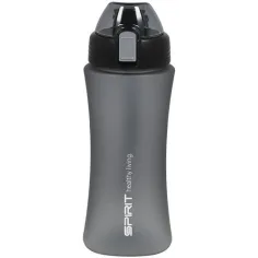 Spirit: schwarze, BPA-freie Sport-Trinkflasche, 500 ml