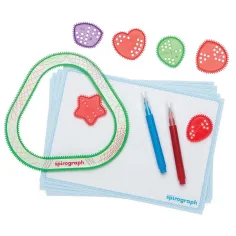 Spirograph: FUN Shapes Spirograph – Unterhaltsame Formen – 10-teiliges Kreativ-Set Bild 2