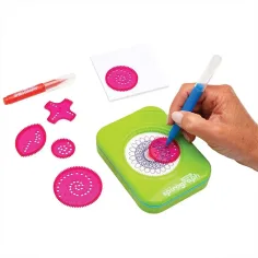 Spirograph: Reise-Spirograf mit Aufbewahrung, kompakte Größe, 10-teiliges Set Bild 4