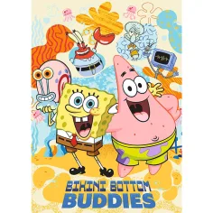 SpongeBob Schwammkopf Bikinibottoms beste Freunde 1000-teiliges Premium Plus Quality Puzzle – Trefl Bild 2