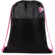 St.Right Black Glitter Turnbeutel, Sportbeutel 34x43 cm