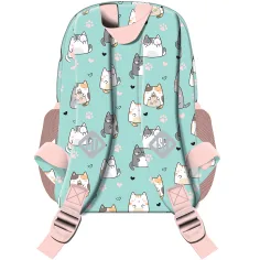 St.Right Charming Cats Schultasche mit Katzenmotiv, Rucksack BP70 32x22x11,5cm Bild 2