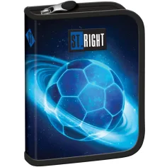 St.Right Cosmic Soccer aufklappbares Federmäppchen PC03 20,5 x 14 x 3,5 cm
