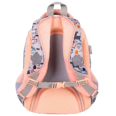 St.Right My Little Friends Grey York Schultasche mit vier Fächern, Rucksack 40x28x18cm Bild 3