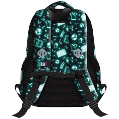 St.Right Neon Football Schulrucksack BP26 39x27x17 cm Bild 2