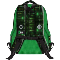 St.Right Neon Gamer Controller Muster Schulranzen, Rucksack BP26 39x27x17cm Bild 2