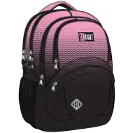 St.Right Pink Gradient rosa-schwarz verlaufender Schulranzen, Rucksack BP05 42x30x19cm