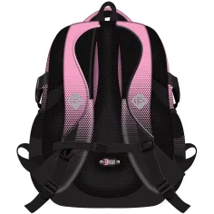 St.Right Pink Gradient Schulrucksack mit rosa-schwarzem Farbverlauf BP01 43x32x21 cm Bild 2
