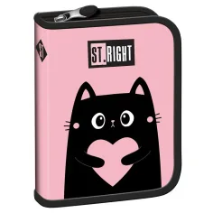 St.Right Purrfect Love aufklappbares Federmäppchen PC03 20,5×14×3,5 cm