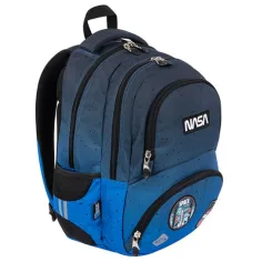 St.Right Space Moon Nasa Schultasche mit vier Fächern, Rucksack 40x28x18cm Bild 2