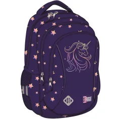 St.Right Unicorn Glow Schultasche, Rucksack BP26 39x27x17 cm