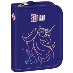 St.Right Unicorn Glow ausklappbares Federmäppchen PC03 20,5 x 14 x 3,5 cm