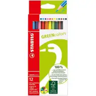 Stabilo: FSC GREENcolors Buntstifte 12er-Set