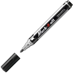 Stabilo: Mark-4-All Kugelspitz-Alkoholmarker in Schwarz Bild 2