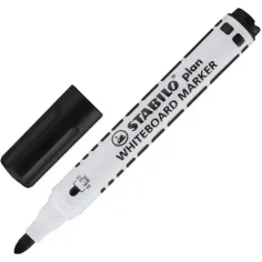 Stabilo: Plan WhiteBoard Marker Tafelstift in Schwarz Bild 2