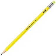Stabilo: Swano neon gelber Radiergummi-Bleistift HB