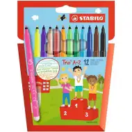 Stabilo: Trio A-Z Buntstift-Set 12 Stück
