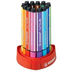 Stabilo: Trio Scribbi Tisch-Filzstift-Set 12 Stück Bild 2
