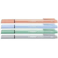 Stabilo: pointMax Fasermaler-Set mit Pastellfarben, 4 Stück, M 0,8mm Bild 2