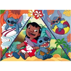 Stitch 2-in-1 Maxi-Puzzle mit 150 Teilen und Ausmalbild 70x50 cm – Lisciani Bild 3