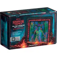 Stranger Things: Demogorgon-Jagd 520-teiliges Puzzle mit Rahmen und RGB-LED-Beleuchtung – Clementoni