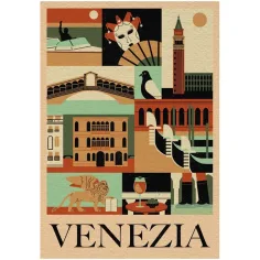 Style in the City Venedig 1000-Teile Puzzle - Clementoni Bild 2