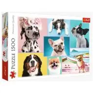 Süße Hündchen 1500-teilige Puzzle - Trefl