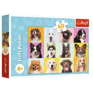 Süße Hündchen 60-teiliges Puzzle - Trefl