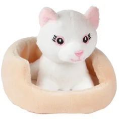 Süße Plüschtiere mit Liegeplatz, verschiedene Ausführungen, 1 Stück Bild 3