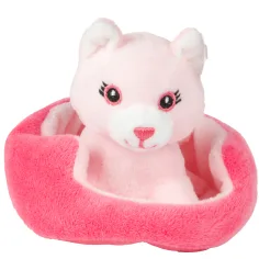 Süße Plüschtiere mit Liegeplatz, verschiedene Ausführungen, 1 Stück Bild 4
